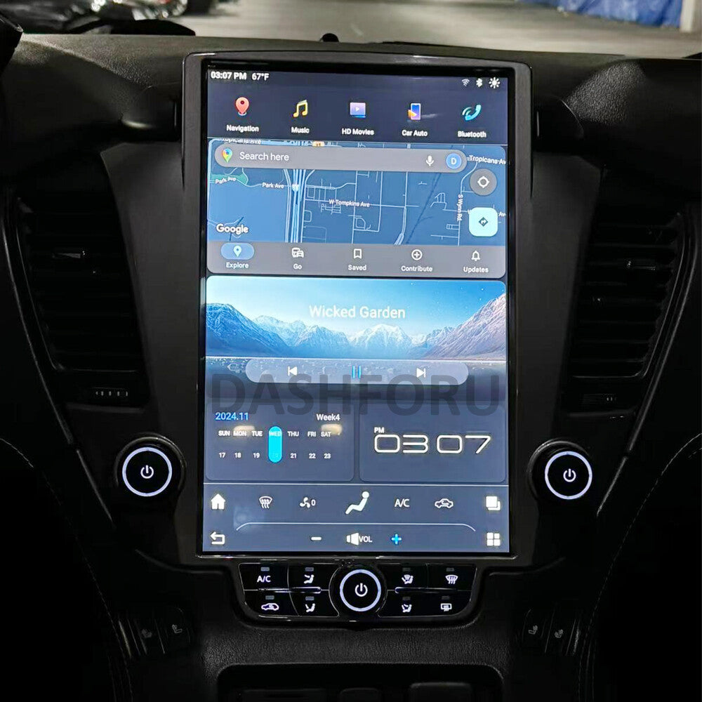 Android 13.0 for Tesla Style Radio 2K Screen Car GPS for Chevrolet Tahoe 2014-2020