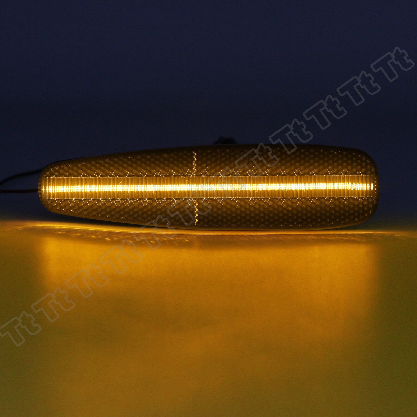 Suitable for 1995-1998 for Nissan 240SX S14 Silvia LED front fender side marker lights (smoked).