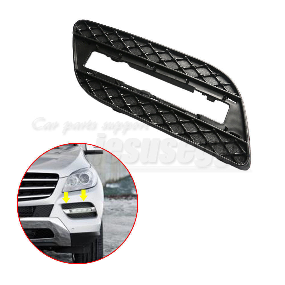 Front Left Driver Textured Bumper Grille for Mercedes-Benz ML350 ML550 2012-2015