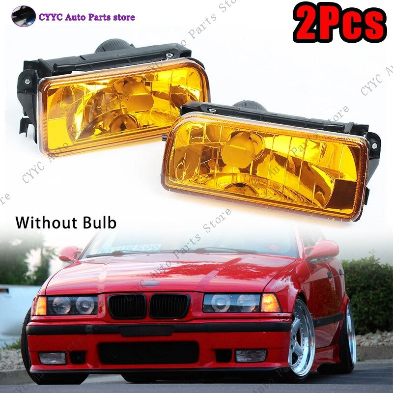 Pair for BMW E36 1992-1998 Front Fog Light Fog Lamp Car Accessories