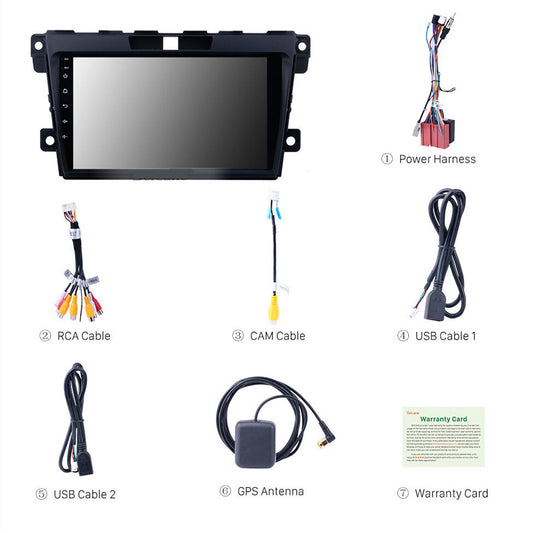 9 Touch Screen Wifi Android 9.1 Car Radio Stereo GPS Navi For 08-12 for Mazda CX-7