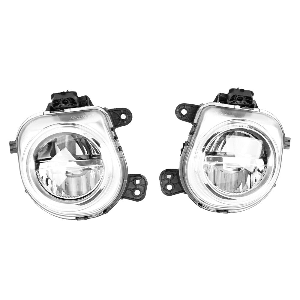 Pair LED Fog Light for BMW X4 X5 X6 2015-2018 Clear Lens Left Right Lamps