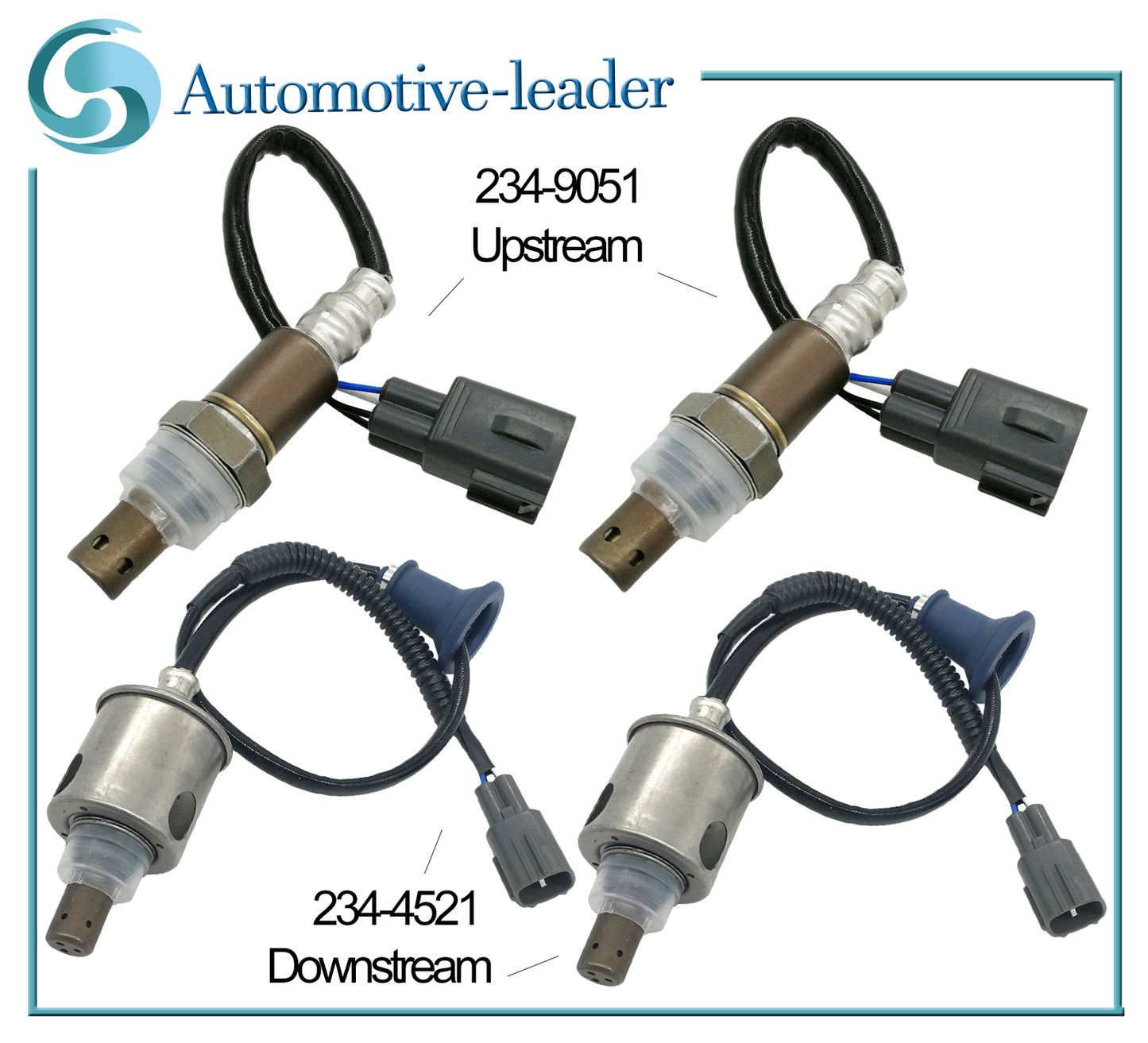 4Pcs UpDownstream Oxygen Sensor for Lexus IS350 3.5L 2006-2008 IS250 2.5L RWD