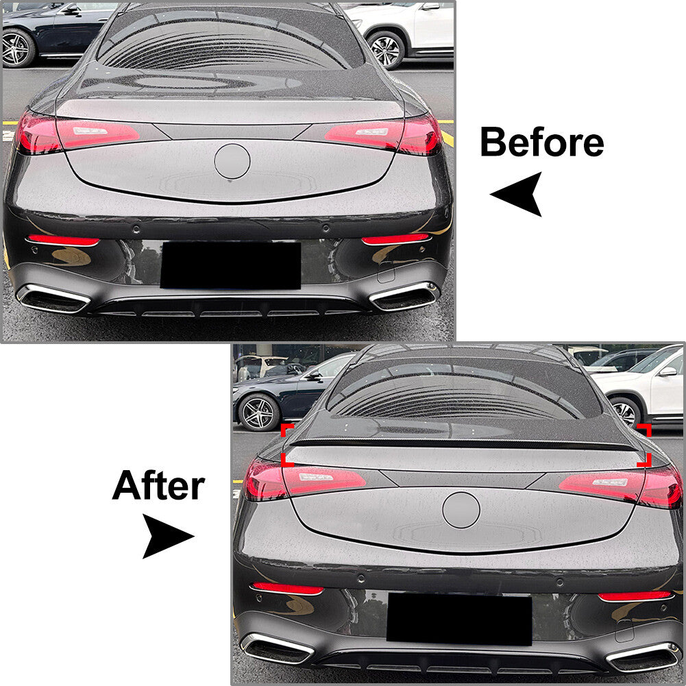 Carbon Rear Trunk Spoiler Wing for Mercedes-Benz CLE Coupe CLE260 300 CLE53 24+