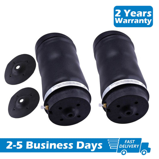 A pair of rear air suspension spring bags suitable for Mercedes W251, V251, R350, and R500 2