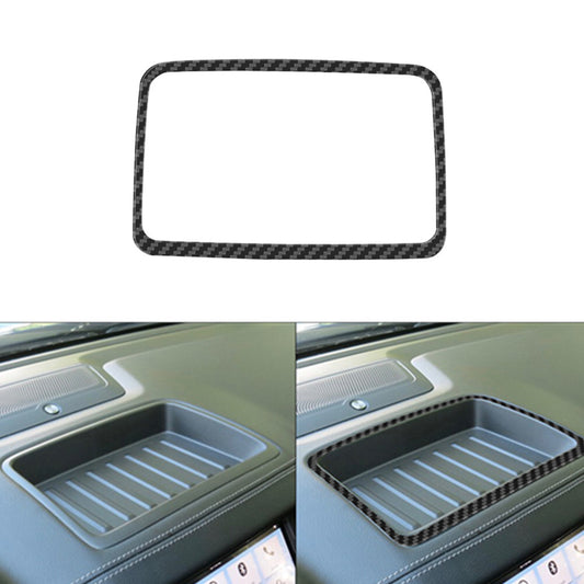 Carbon Fiber Dashboard Above Storage Frame Cover Trim for Ford Ranger 2019-2022