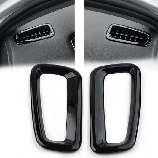 for Honda for Civic 11th 2022 Up Black Car Inner Dash Side Air Vent Outlet Cover