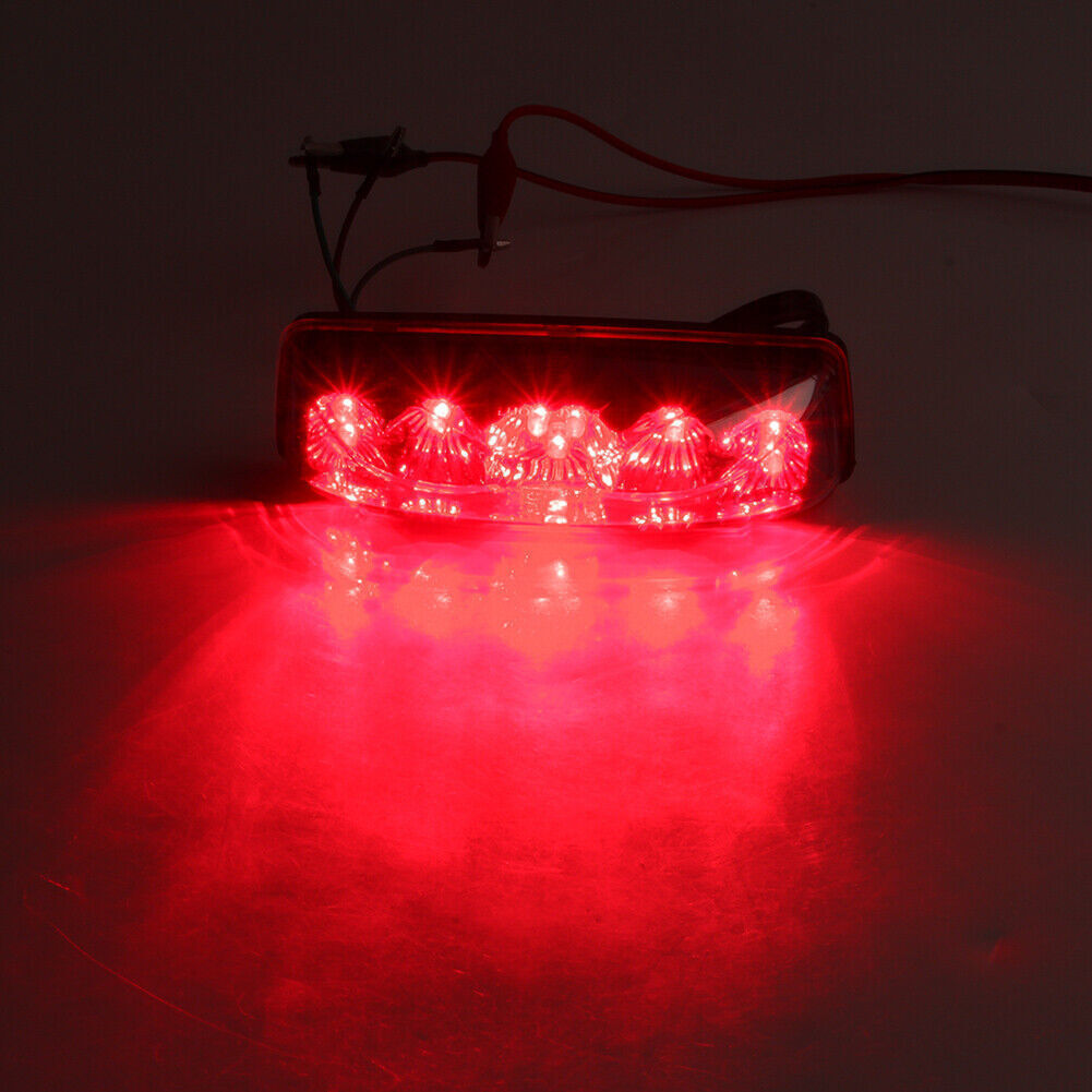 for Universal Motorcycle ATV Bike Scooter Rear Brake Light Tail Light Red