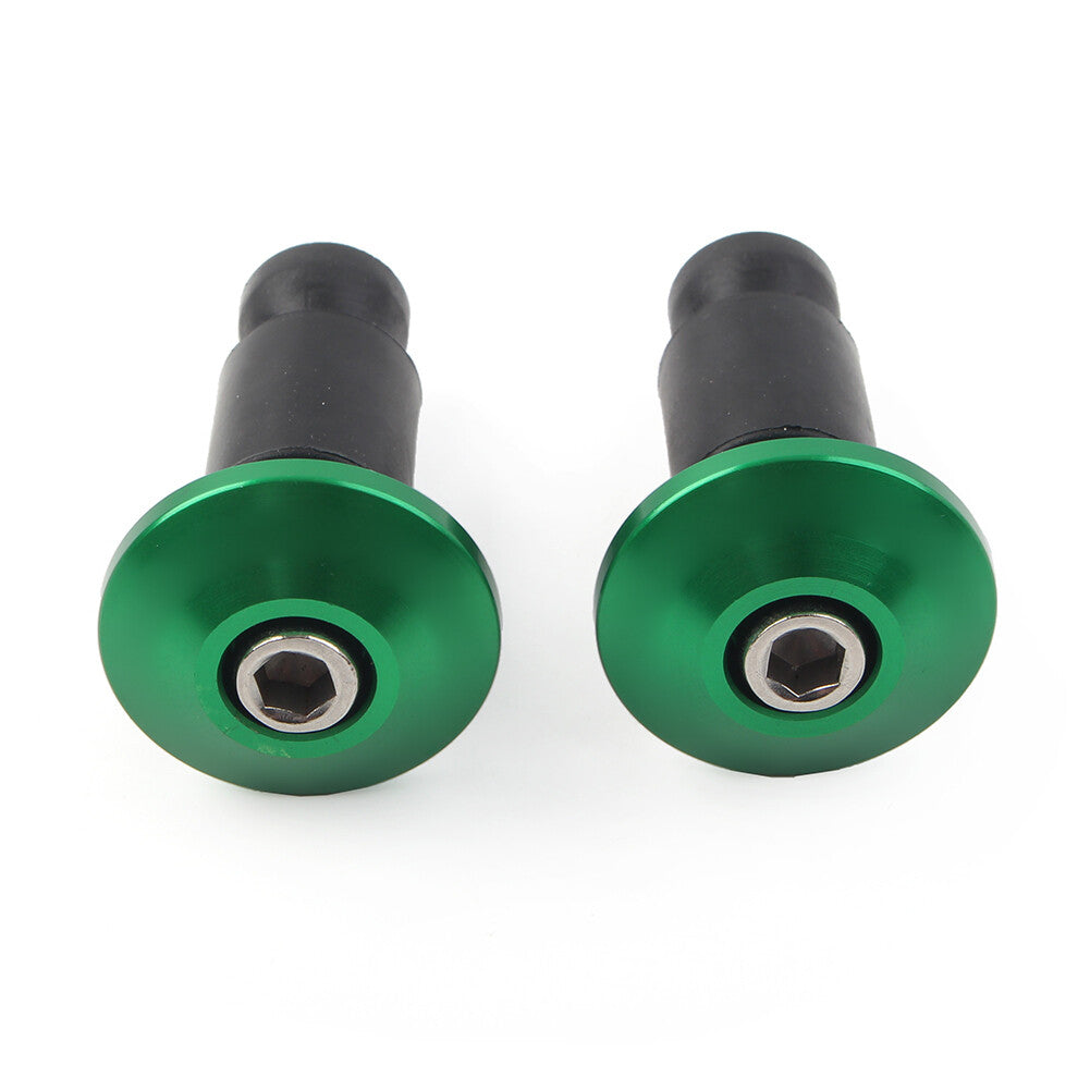 Green CNC 7/8 Handle Bar End Weights Handlebar Grips Cap Plugs Dirt bike