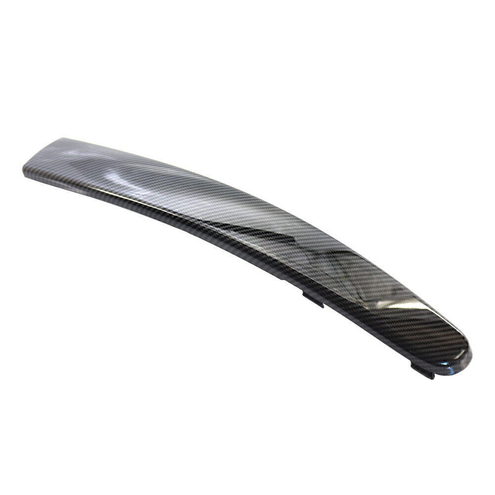 Carbon Fiber Front Left Side Bumper Moulding Trim Fit for FIAT 500 2007-2015 08 09