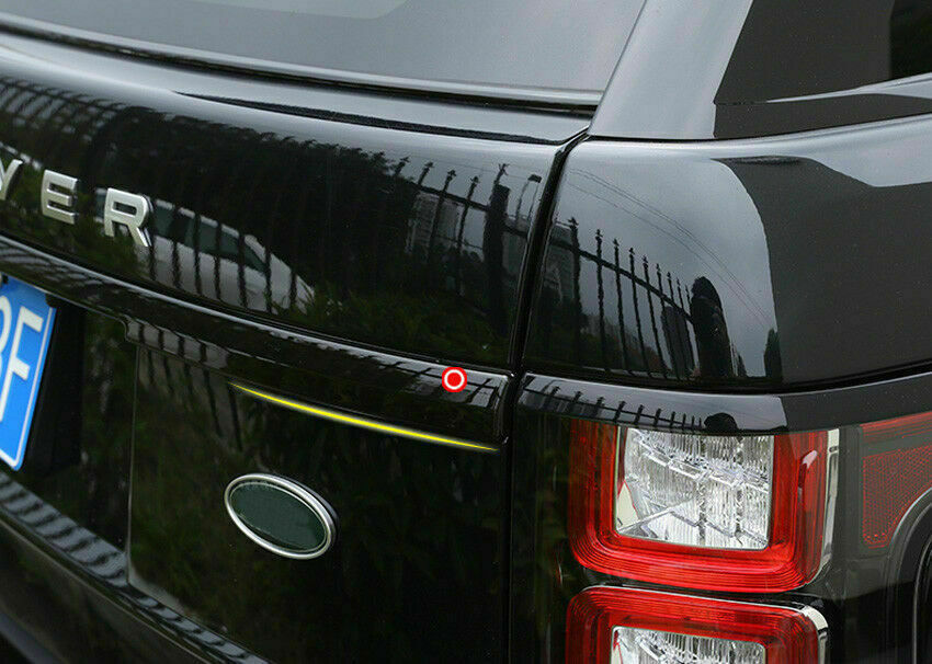 Black Rear Door Tailgate Trunk Molding Strip Trim for Range Rover L405 2013-2021
