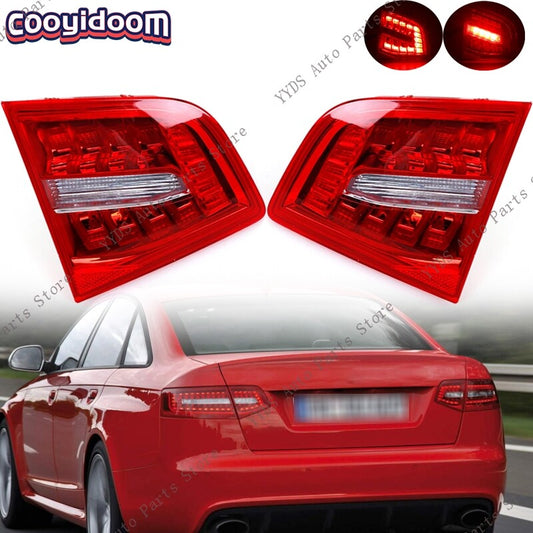 2X for Audi A6 A6L C6 S6 Quattro RS6 Saloon Sedan 2009-2011 LED Inner tail light