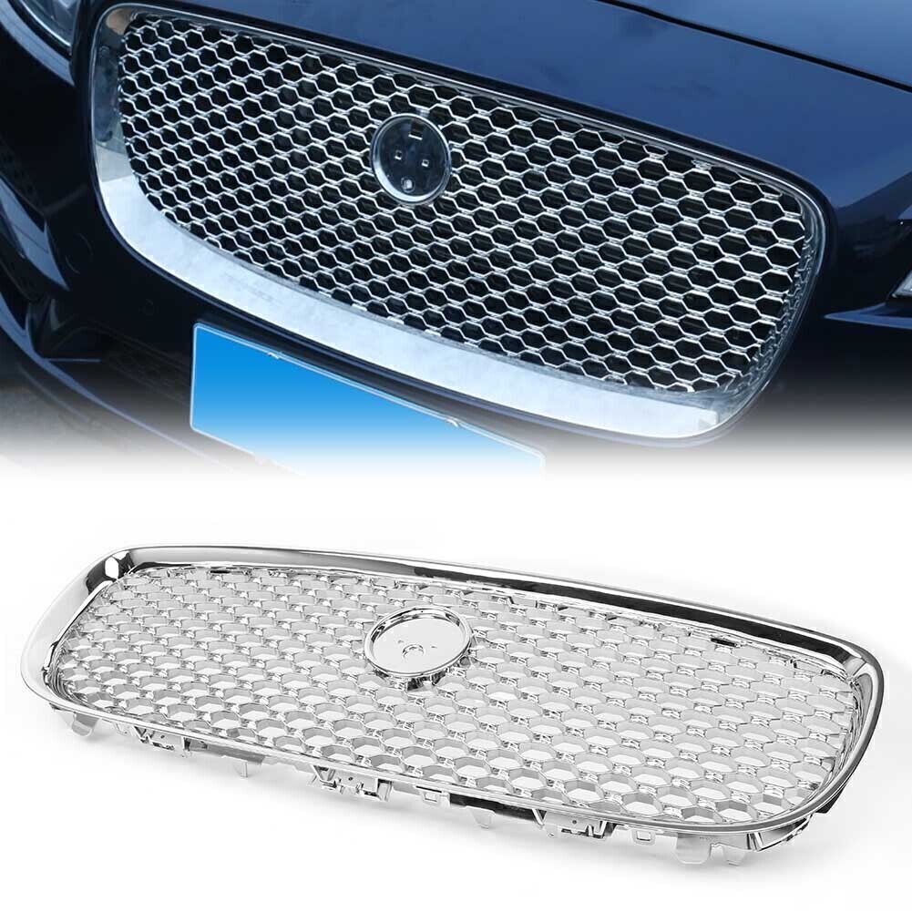 Car Front Upper Bumper Middle Air Intake Grille Grill for Jaguar XE 2015-2018