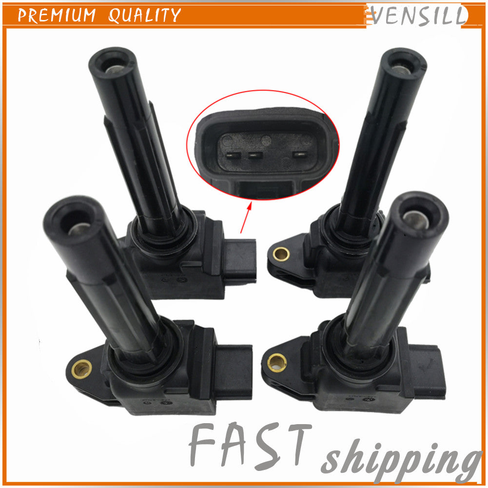 Set of 4X Ignition Coil Pack PE7W18100 for Mazda CX-5 6 2.0L 13-14 PE7W-18-100