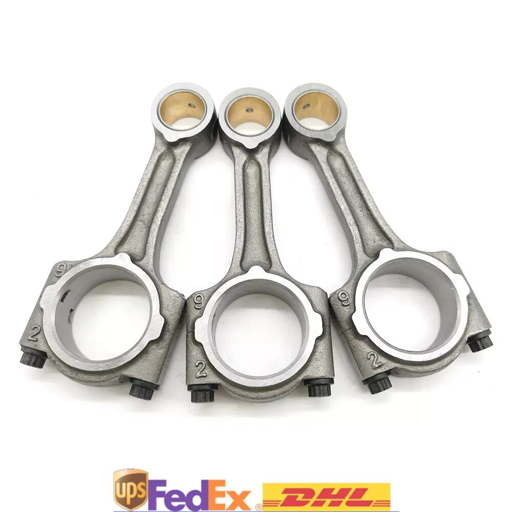 3X Connecting Rod for Kubota Z482 D662 D722 D782 D902 Engine 1G687-22010