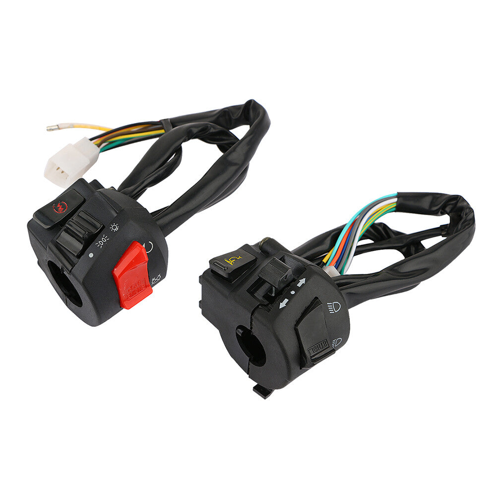 Motorcycle start switch 7/8 22 mm handlebar horn turn signal headlight electrical