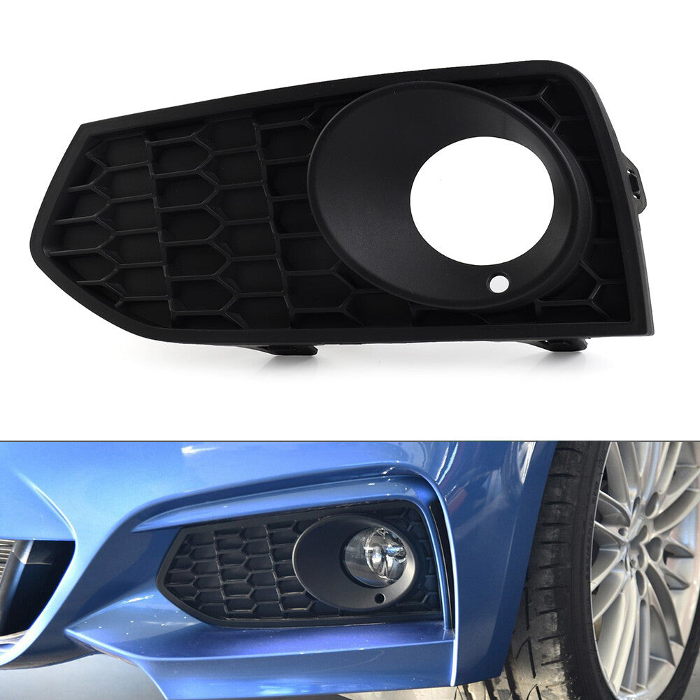 Closed Mesh Front Bumper Fog Light Grille Left for BMW 2 Series F22 F23 M Sport