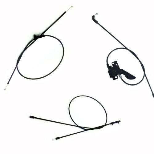 3-Pack Capped Latch Release Cables for BMW 09-18 640i 650i 528i M6 550i F07 F10 F10
