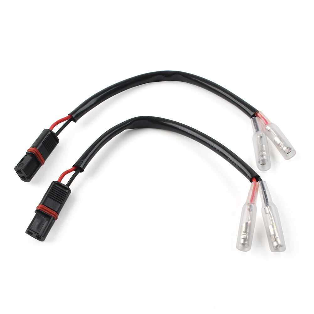 Pair Turn Signal Wire Adapter Plug Connector for BMW S1000RR R850GS R1200GS