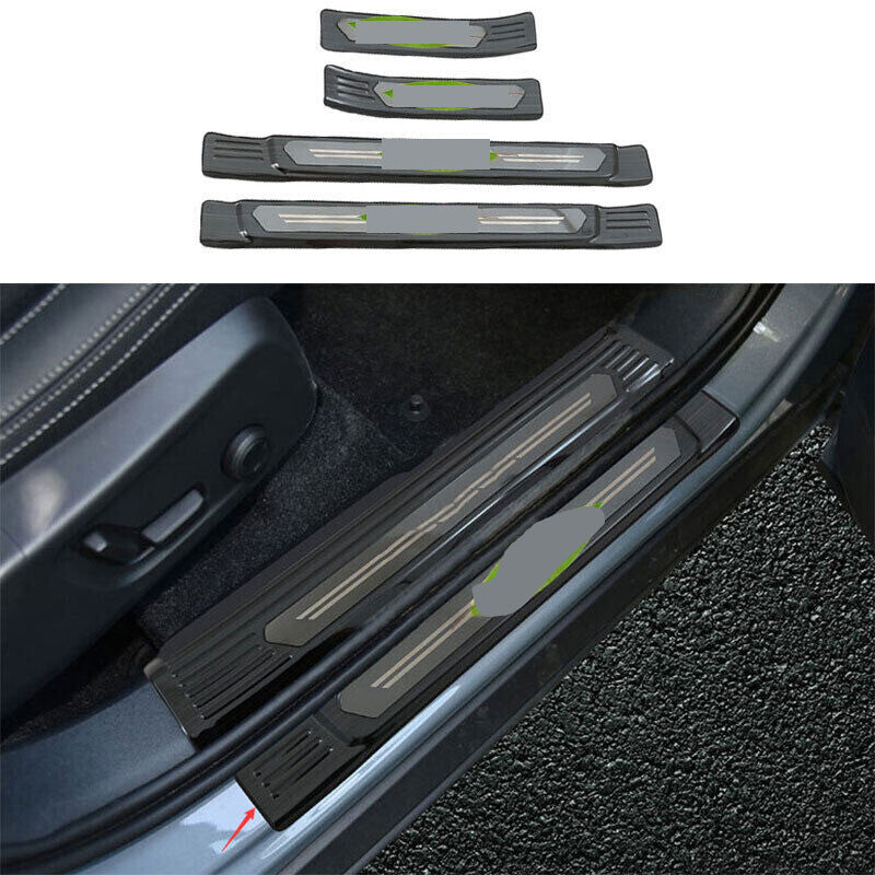 for Volvo XC40 2019-22 Black Steel Outer Door Sill Scuff Plate Cover Protector4