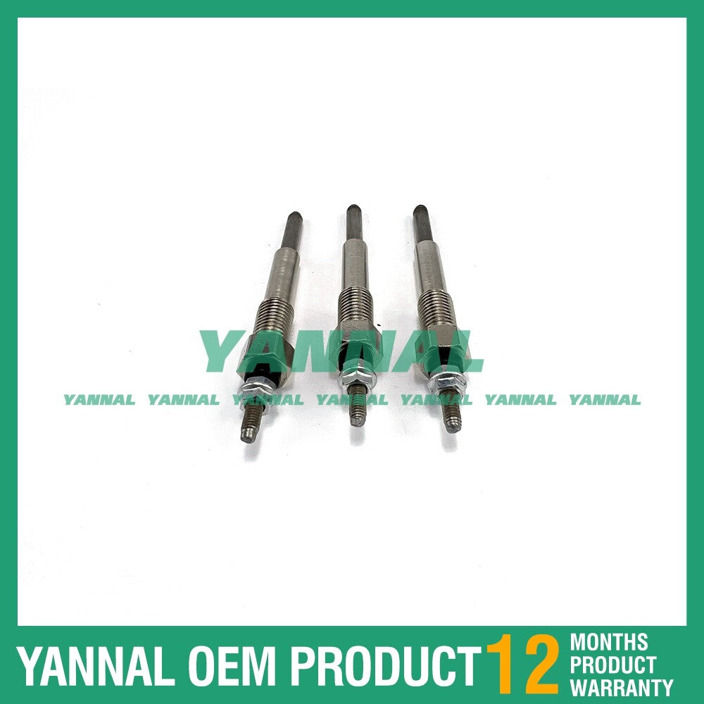 3 LED plugs for Isuzu 3KC1 Gehlmax MB 148 excavator engine