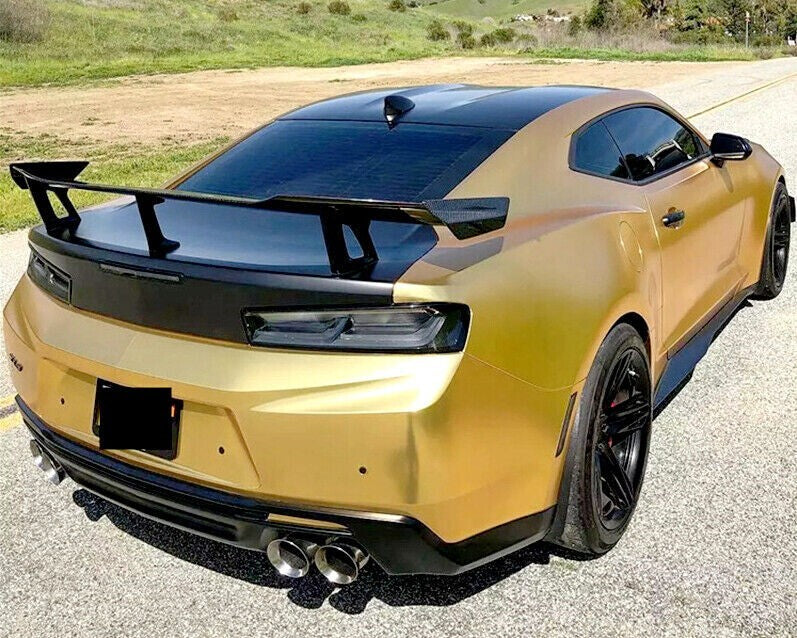 Trunk Spoiler Wing Fit For 16-22 for Chevy Camaro ZL1 1LE Style LT RS SS Gloss Black