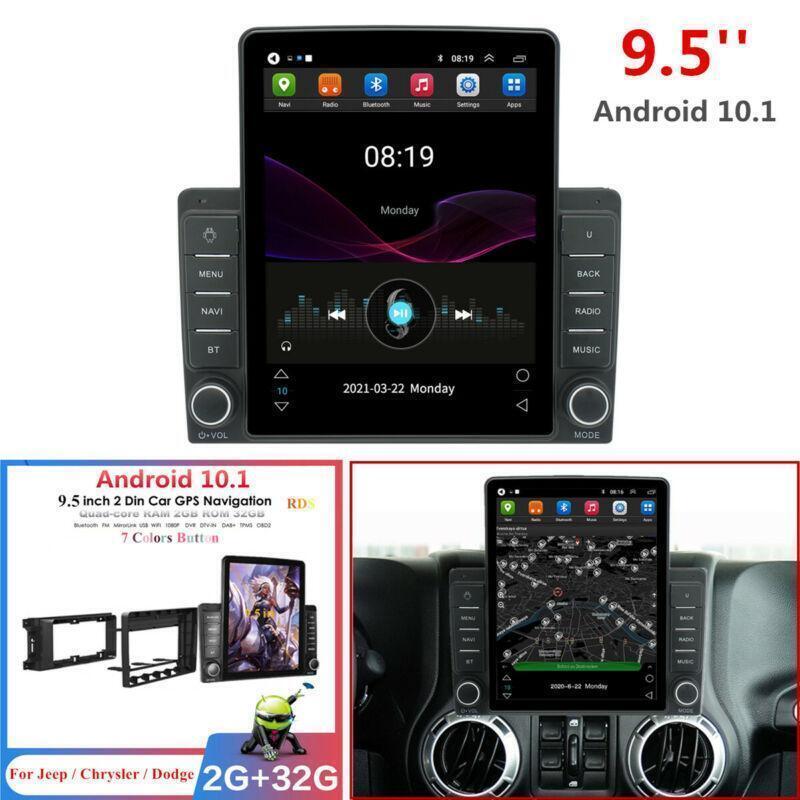 for Jeep for Wrangler Liberty Compass Patriot Car Stereo Radio GPS Navigation 2+32GB