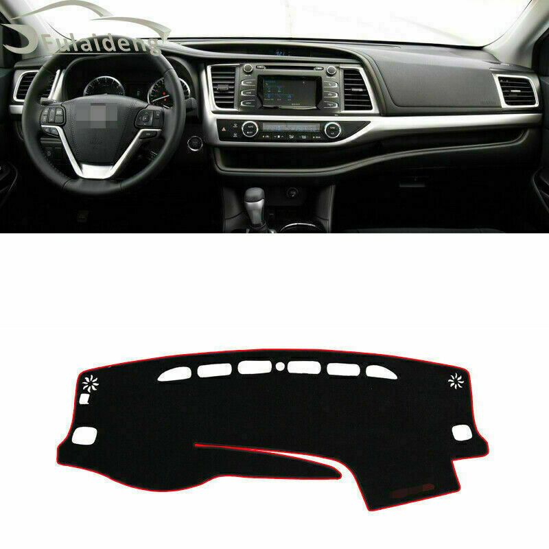 Inner Dashboard Dash Mat DashMat Sun Cover Pad for Toyota Highlander 2014-2019