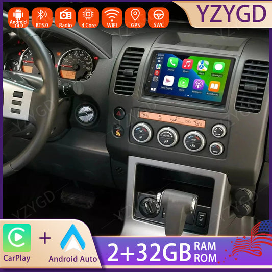 7 Car Radio for Nissan Pathfinder 2005-2010 Stereo Android 14 Carplay GPS WIFI