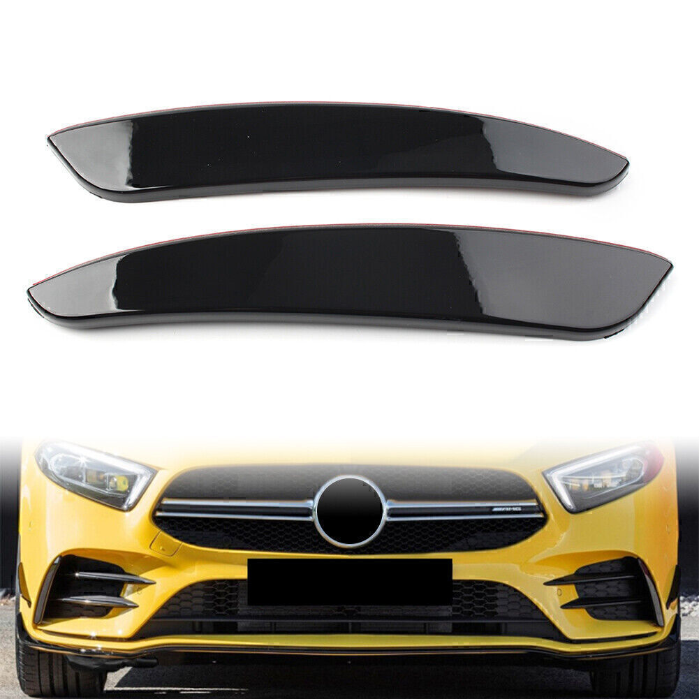 Car Bumper Fin Canard Splitter Diffuser Lip Spoiler for Benz A-Class W177 A200