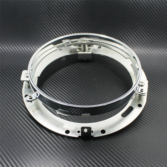 7 inch Chrome Round Headlight Ring Mounting Bracket