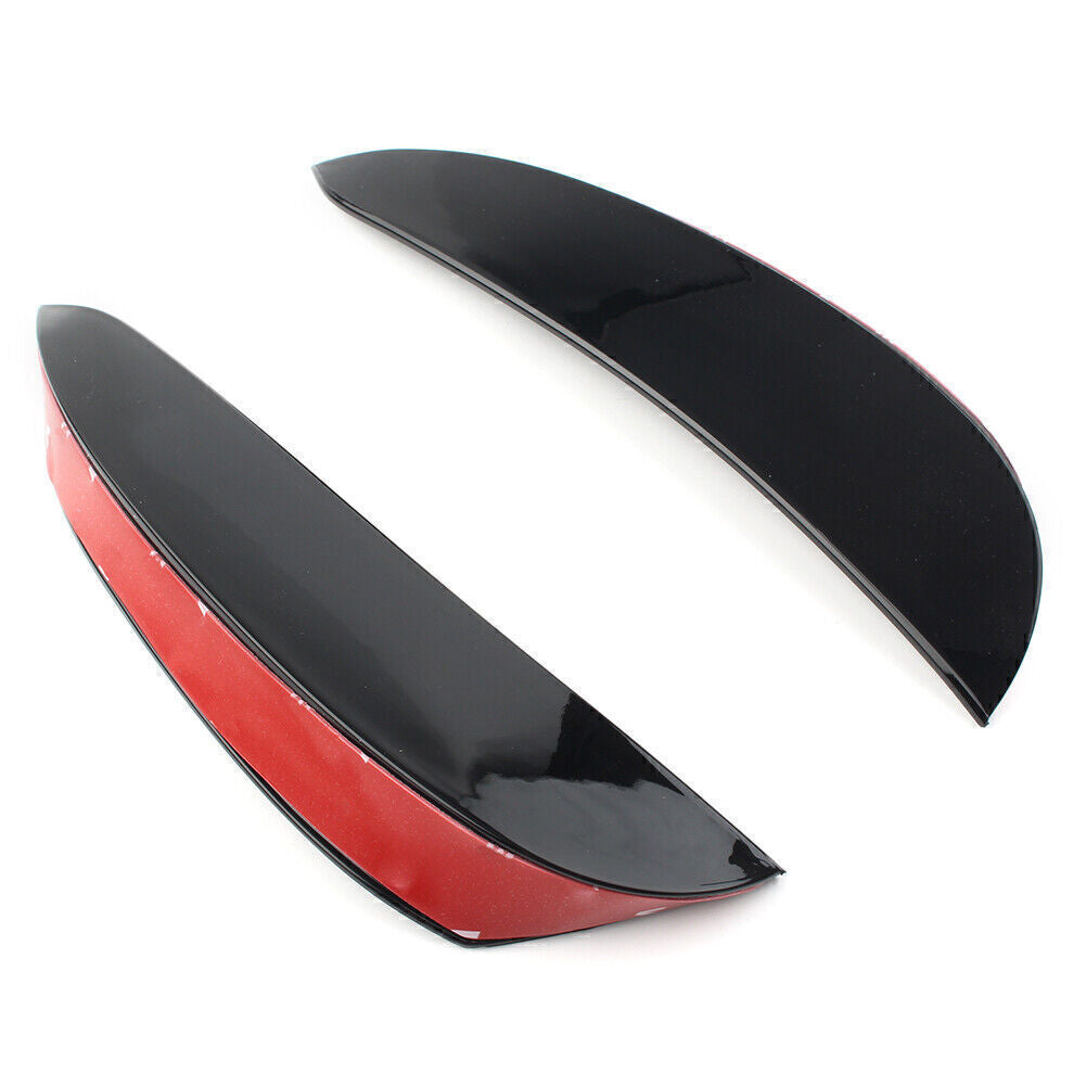 Glossy Black Front Bumper Canards Vent Flaps fit for Mercedes-Benz E W213 Sport
