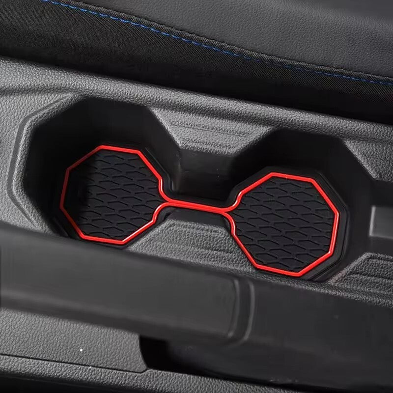 for VW for Volkswagen POLO MK6 AW 2018 - 2023 Anti-slip Gate Slot Mat Door Groove