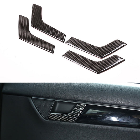 Carbon Fiber Door Handle Stickers Fit for Mercedes Benz C Class W204 C180 07-14