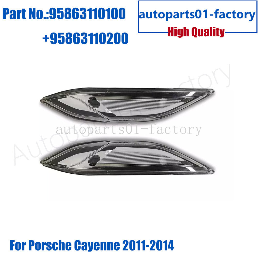 1Pair LR Bumper Side Marker Light Housing for Porsche for Cayenne 2011-2014