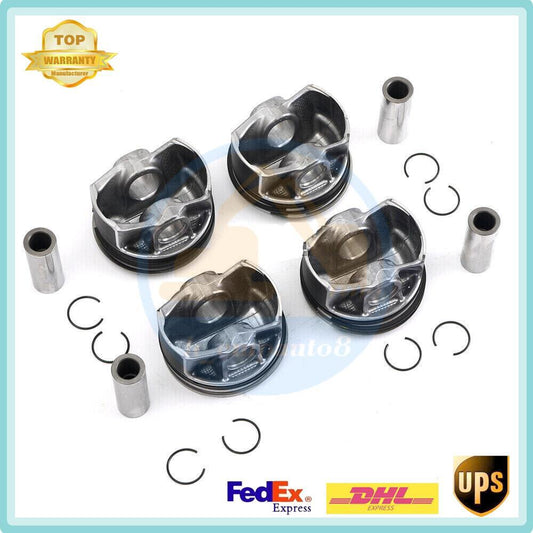 4x Pistons/Rings Kit CR 10.2:1 2.0 for BMW 330i 430i F30 F32 F56 G20 B46 B48