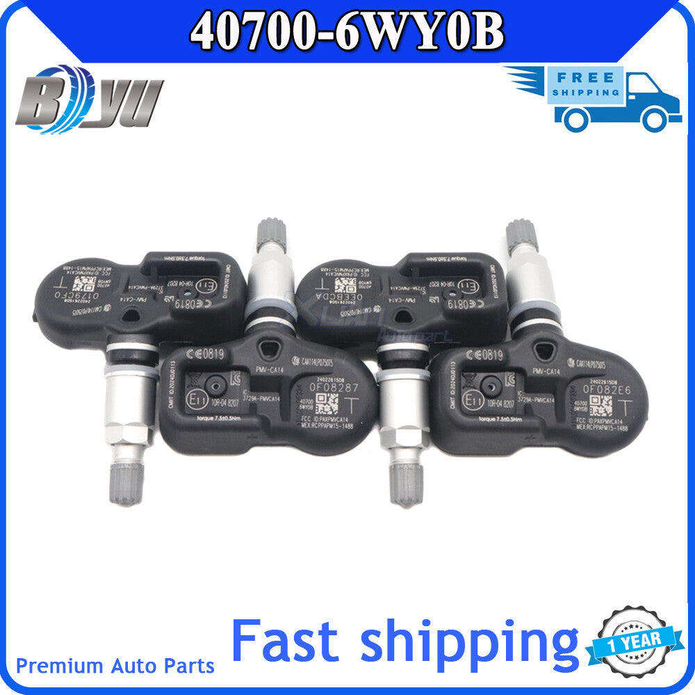 Tire pressure sensor kit for 2017 for Nissan Armada, 4-piece set 40700-6WY0B TPMS (4-piece set)