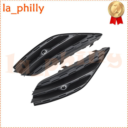 2x Front Bumper LeftRight Lower Grill A1188854301 Black for Benz CLA W118