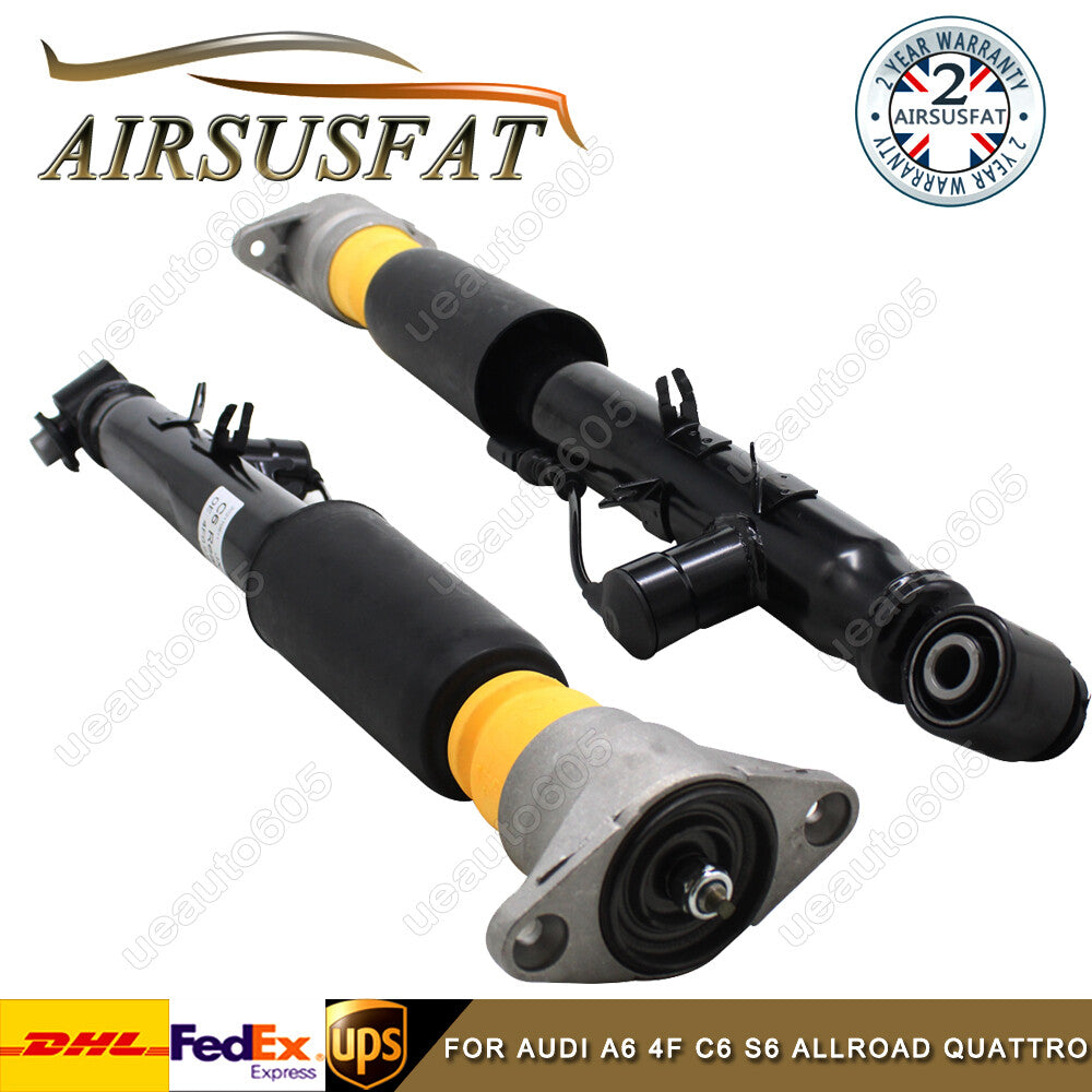 2pcs Rear Air Suspension Absorber Shock Struts for Audi A6 S6 C6 4F 2005-2012