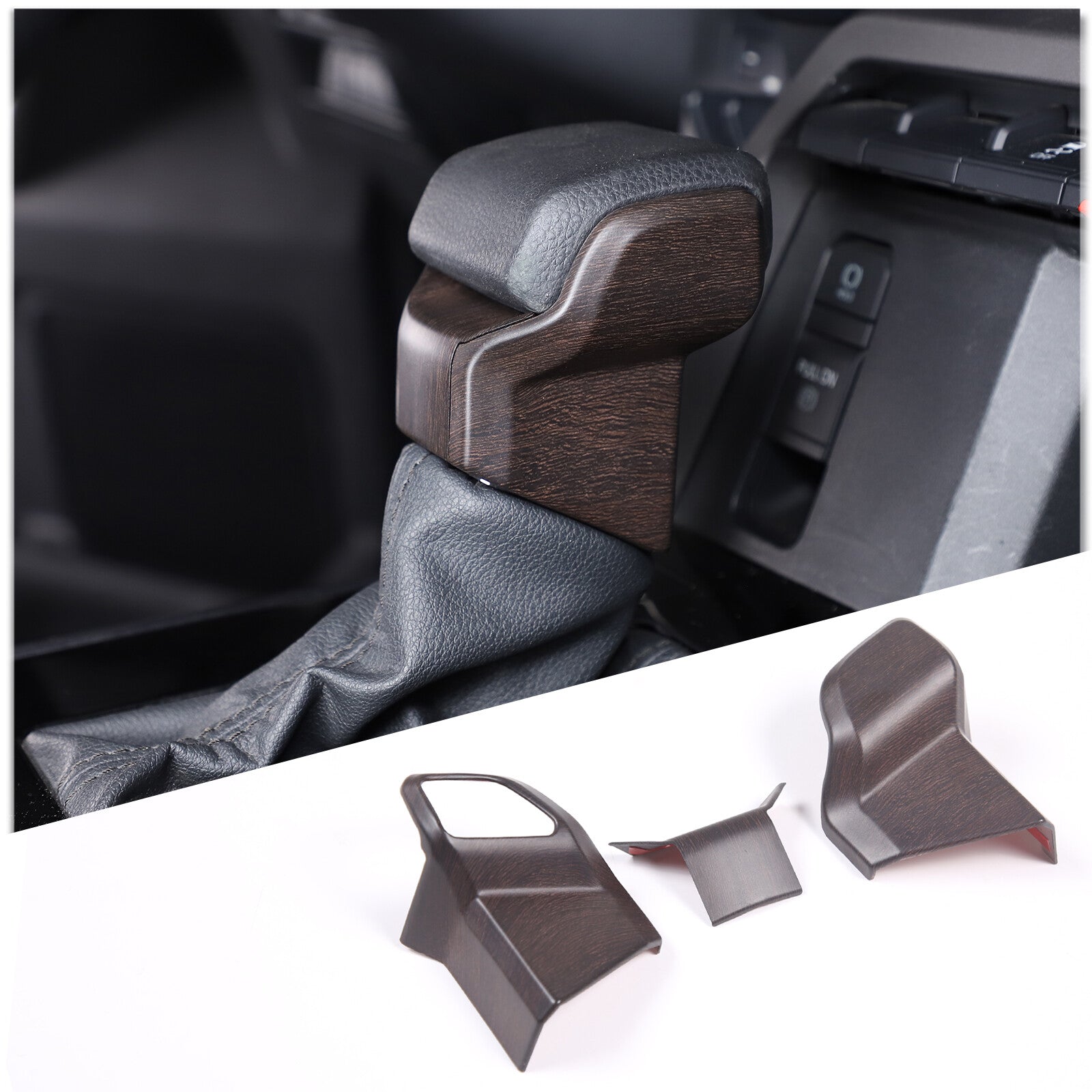 Carbon fiber ABS interior armrest box panel cover trim for BMW 3 Series G20 (2019-22)