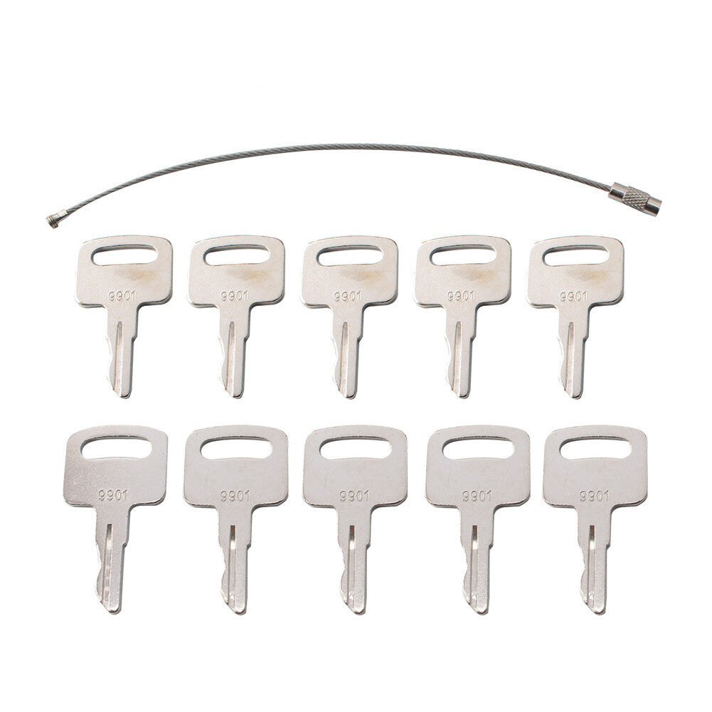 Ignition Keys 9901 2860030 Fit JLG Lift Models T350, 2033E3, 1932E3 Metal 10PCS