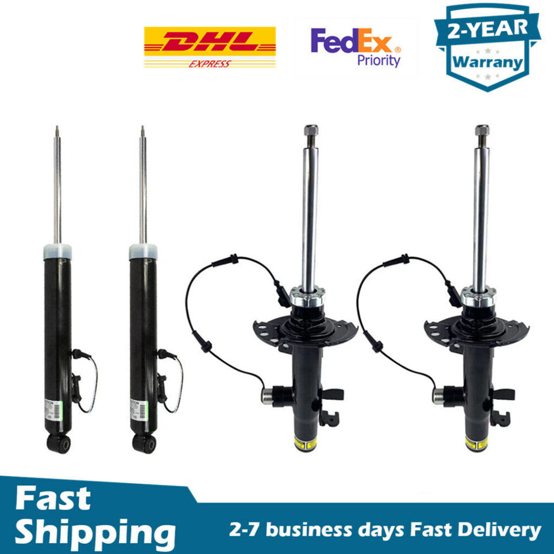 4x Front Rear Electric Shock Absorbers for Lincoln MKC 2.0L 2.3L 2015-2019