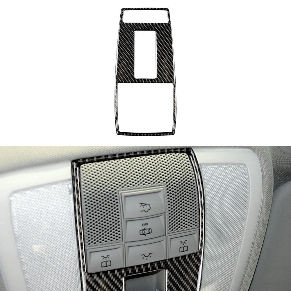 Carbon Fiber Reading Light Frame Trim for Mercedes-Benz C E-Class W204 W212