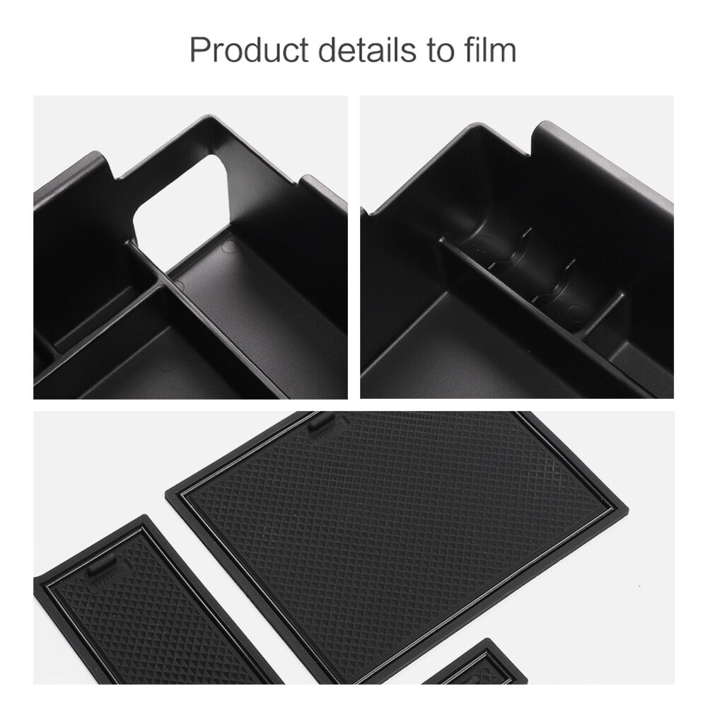 Central Armrest Box Storage for Ford Explorer 2020-2022 Console Accessories Tray