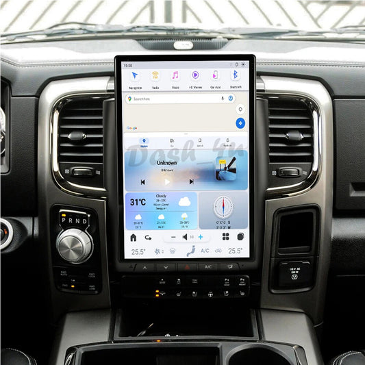 for Dodge for Ram 2013-2018 Android 13.0 Vertical Screen 2K 14.4¡å Screen GPS Radio