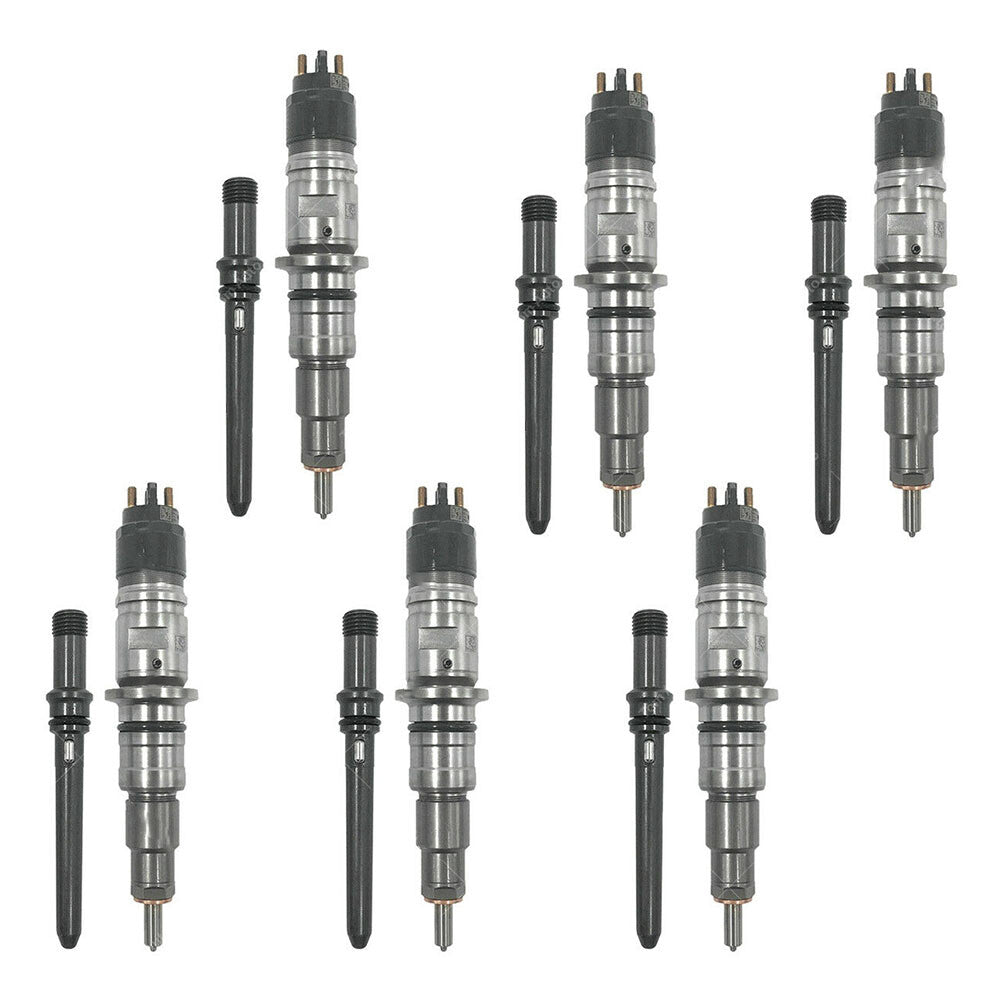 6x Fuel Injectors for Dodge 2500/3500 for Ram Truck 6.7L 0986435518 W/Tube