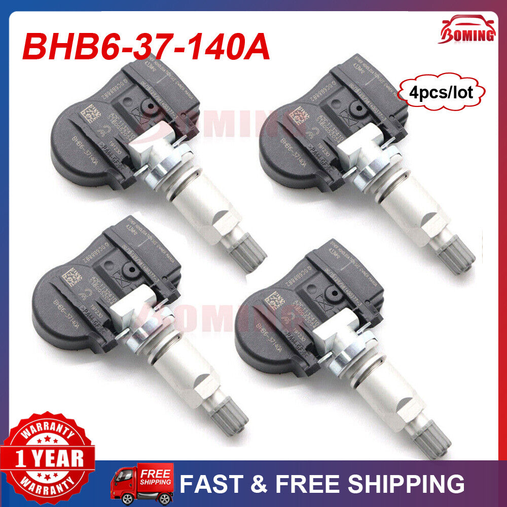4-pack of new TPMS (Tire Pressure Monitoring System) sensors for Mazda MX-5 Miata 2009-2015 - 433MHz