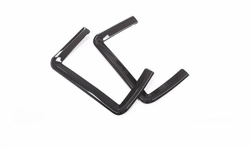 for Range Rover Sport 2014-22 Carbon Fiber for Seat Back Storage Bag Frame Decor 2P