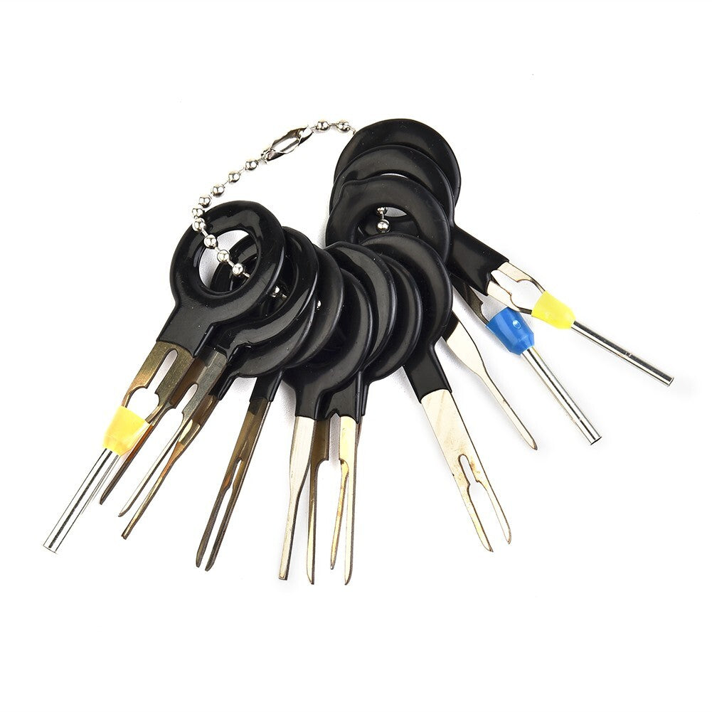 11pcs/Set Car Wire Terminal Removal Tool Crimp Connector Extractor Release Pin