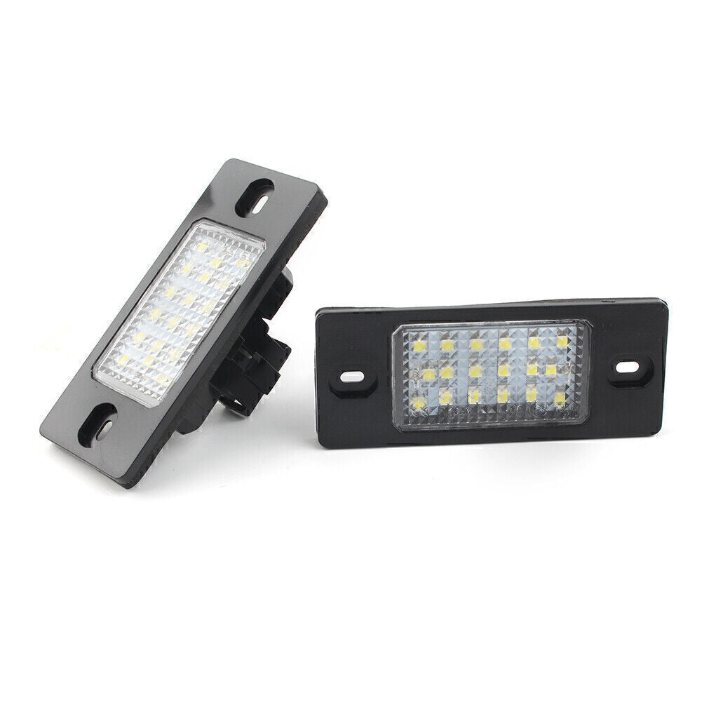 18-SMD White LED Rear License Plate Lamp Fit for VW Touareg 03-10